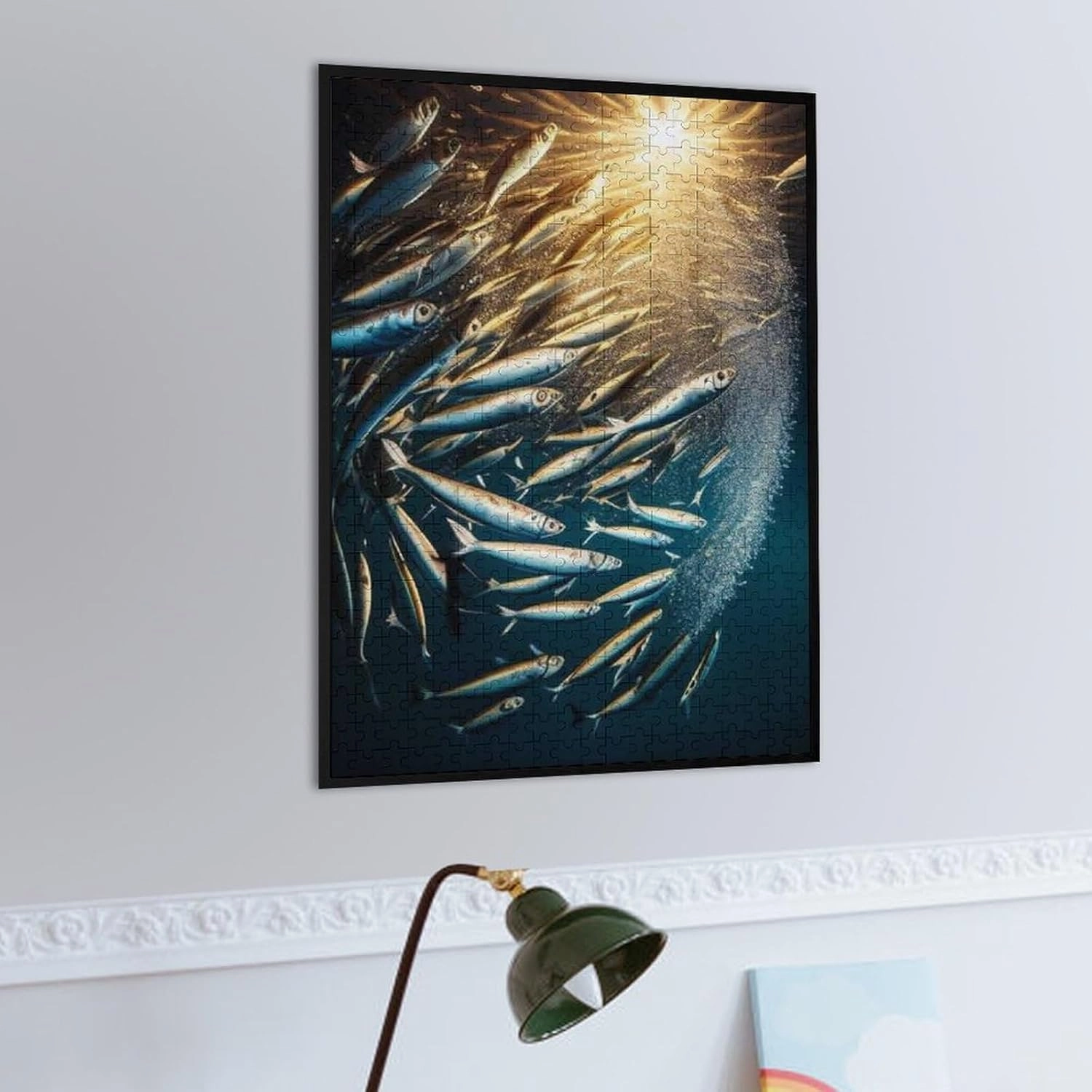 Animal Jigsaw Puzzles, Beautiful Little Fish Themed Puzzles for Adults - 500 Pieces Jigsaw Puzzles, Educational Games Gift for Elders Family and Friends