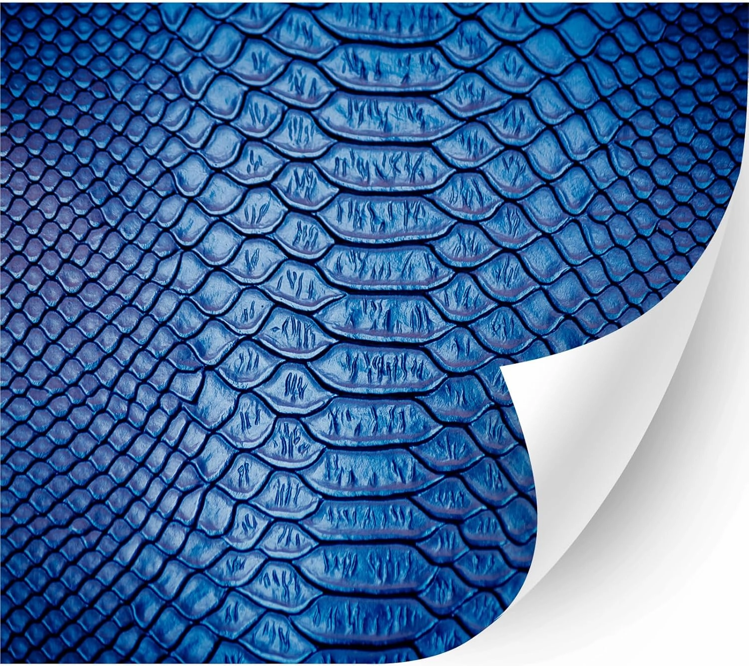 Animal Patterned Adhesive Vinyl (Luxury Snake Skin, 13.5" x 1 Yard) - Outdoor DIY Craft, Glass, Window, Car Decal Sticker, Design, Cutter
