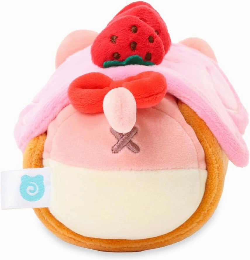 Anirollz Stuffed Animal Plush Toy - Official Roll Blanket Outfitz Doll |Soft, Squishy, Warm, Cute, Comfort, Safe| Strawberry Roll Cake Pillow with Kitty - Birthday Decorations Gift 6" Kittiroll