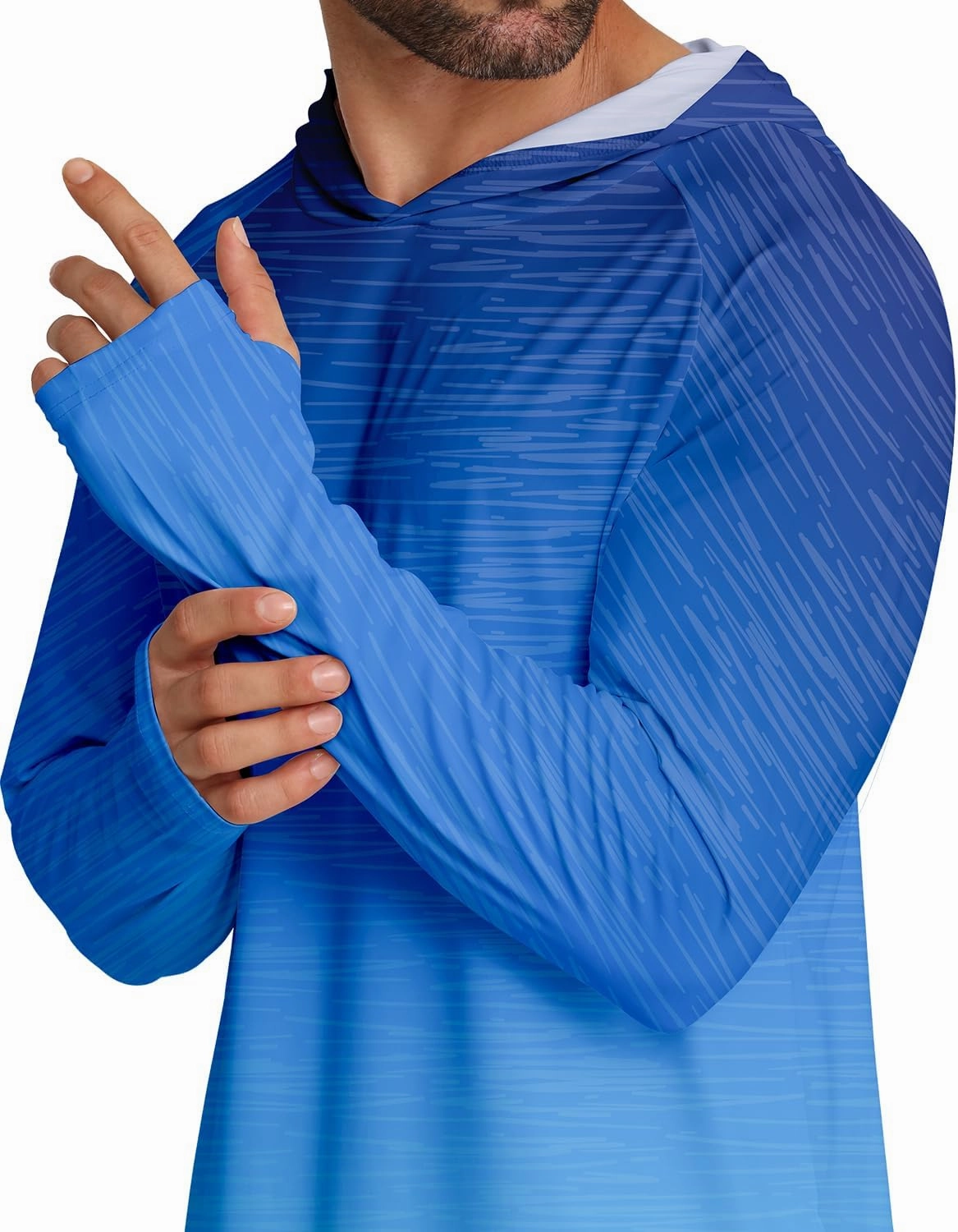 APTRO Men's UPF 50  Sun Protection Long Sleeve Hoodie Shirts UV Outdoor Fishing Shirts SPF Rash Guard Shirts for Men