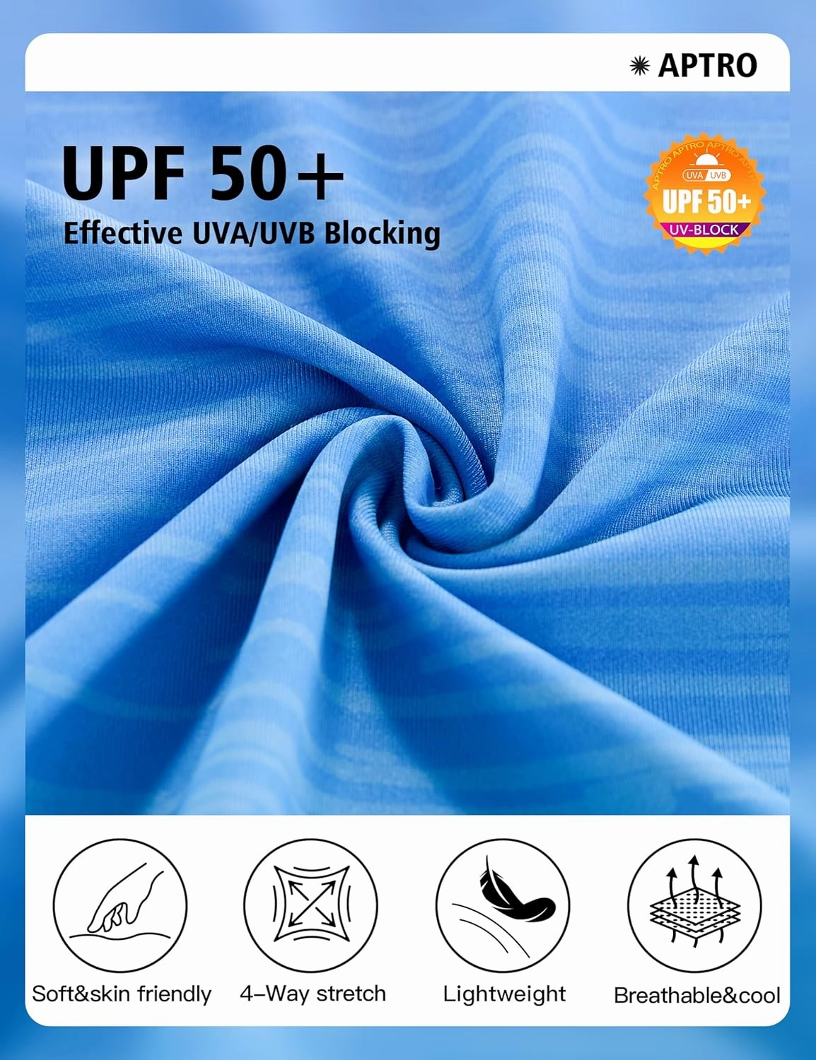 APTRO Men's UPF 50  Sun Protection Long Sleeve Hoodie Shirts UV Outdoor Fishing Shirts SPF Rash Guard Shirts for Men
