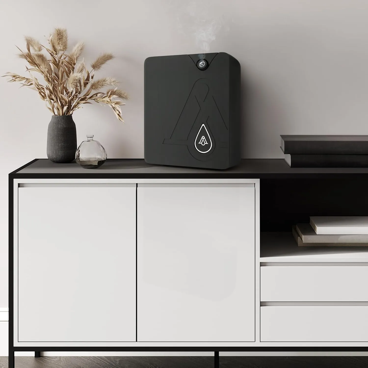 AromaPlan Smart Scent Air Machine for Home, Hotel, Spa, Office– waterless Diffuser, Cold Air Diffuser Technology- Hotel Collection, Whole House, Black