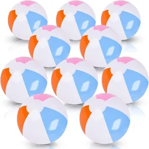 ArtCreativity 12 Inch Inflatable Beach Balls for Kids, Pack of 12, Beach Balls for Pool, Inflatable Summer Toys for Boys and Girls, Decorations for Hawaiian, Beach, and Pool Party Favors