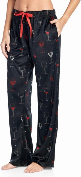Ashford & Brooks Women's Plush Mink Fleece Pajama Sleep Pants