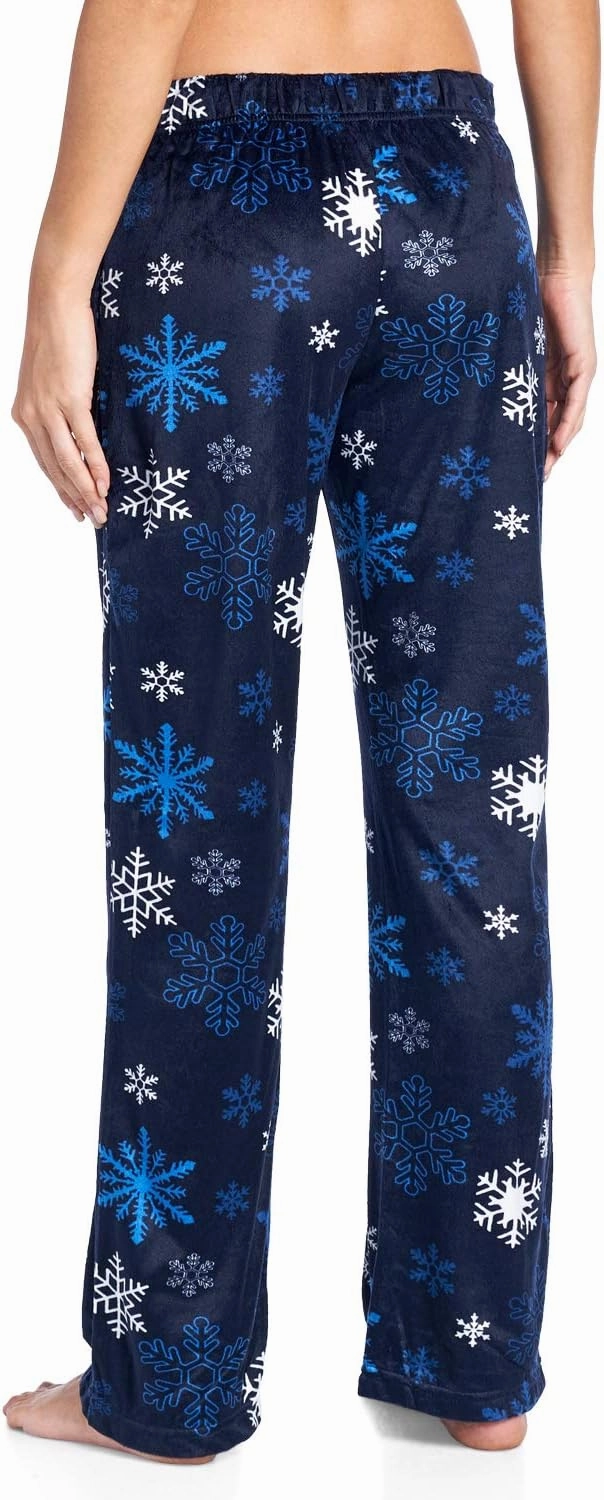 Ashford & Brooks Women's Plush Mink Fleece Pajama Sleep Pants