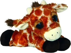 Aurora® Enchanting Dreamy Eyes™ Gallop Giraffe™ Stuffed Animal - Captivating Gaze - Aesthetic Appeal - Brown 10 Inches