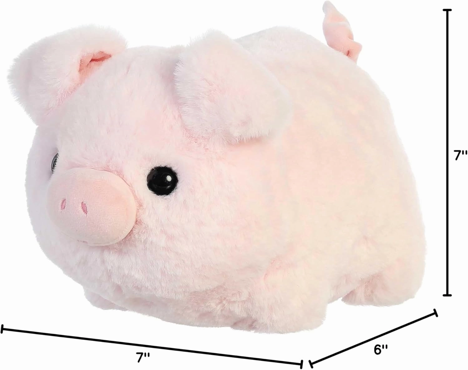 Aurora® Adorable Spudsters™ Cutie Pig Stuffed Animal - Comforting Cuddles - Playful Companions - Pink 10 Inches