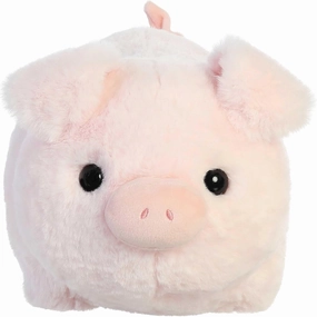 Aurora® Adorable Spudsters™ Cutie Pig Stuffed Animal - Comforting Cuddles - Playful Companions - Pink 10 Inches