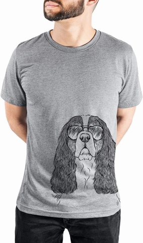 Aviator Sebastian The Cavalier King Charles Spaniel Triblend T-Shirt