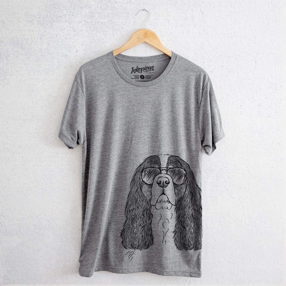 Aviator Sebastian The Cavalier King Charles Spaniel Triblend T-Shirt