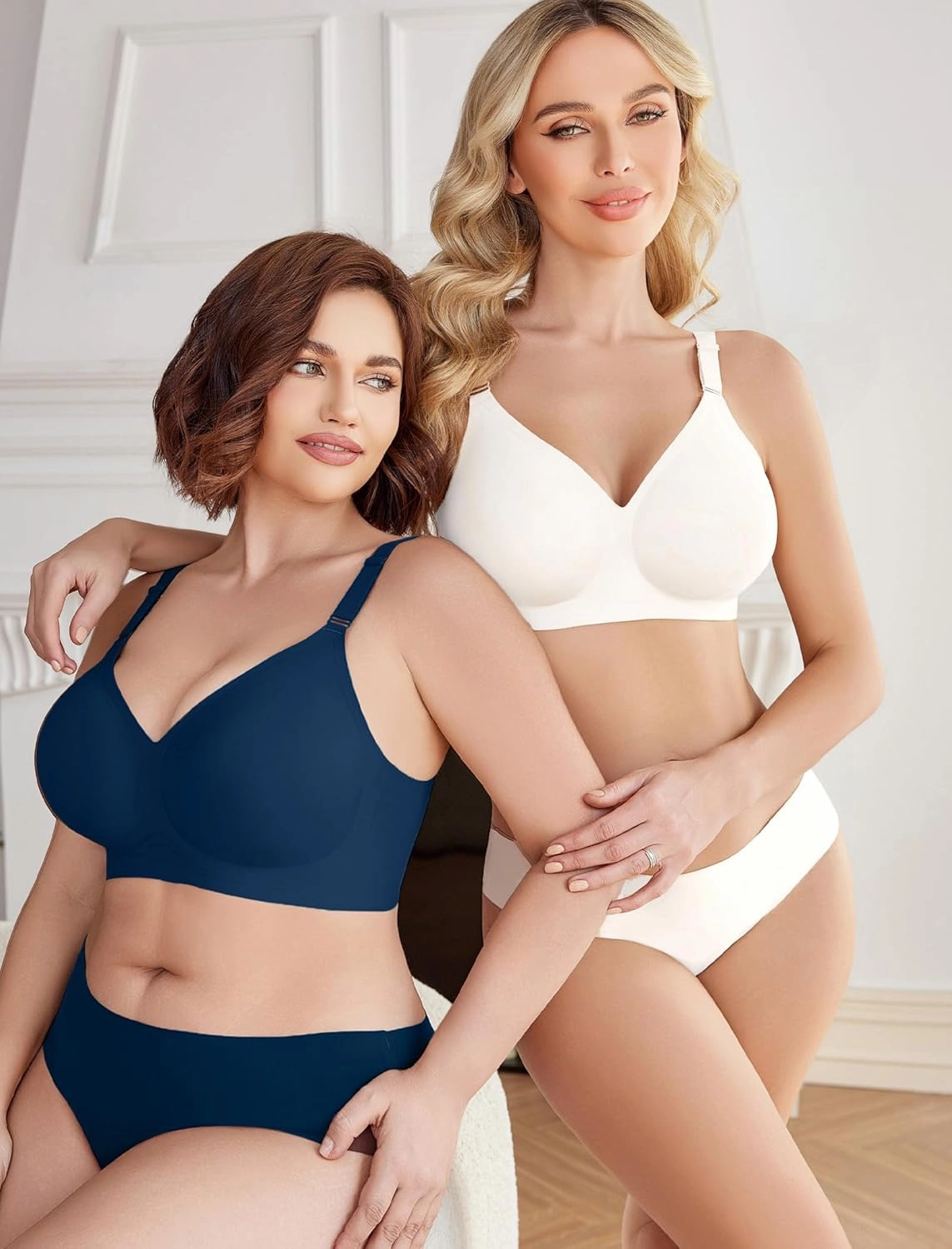 Avidlove Wireless Bras for Women Comfy Seamless Bra No Underwire Bras Full Coverage Bralettes Soft Comfortable Everyday Bra