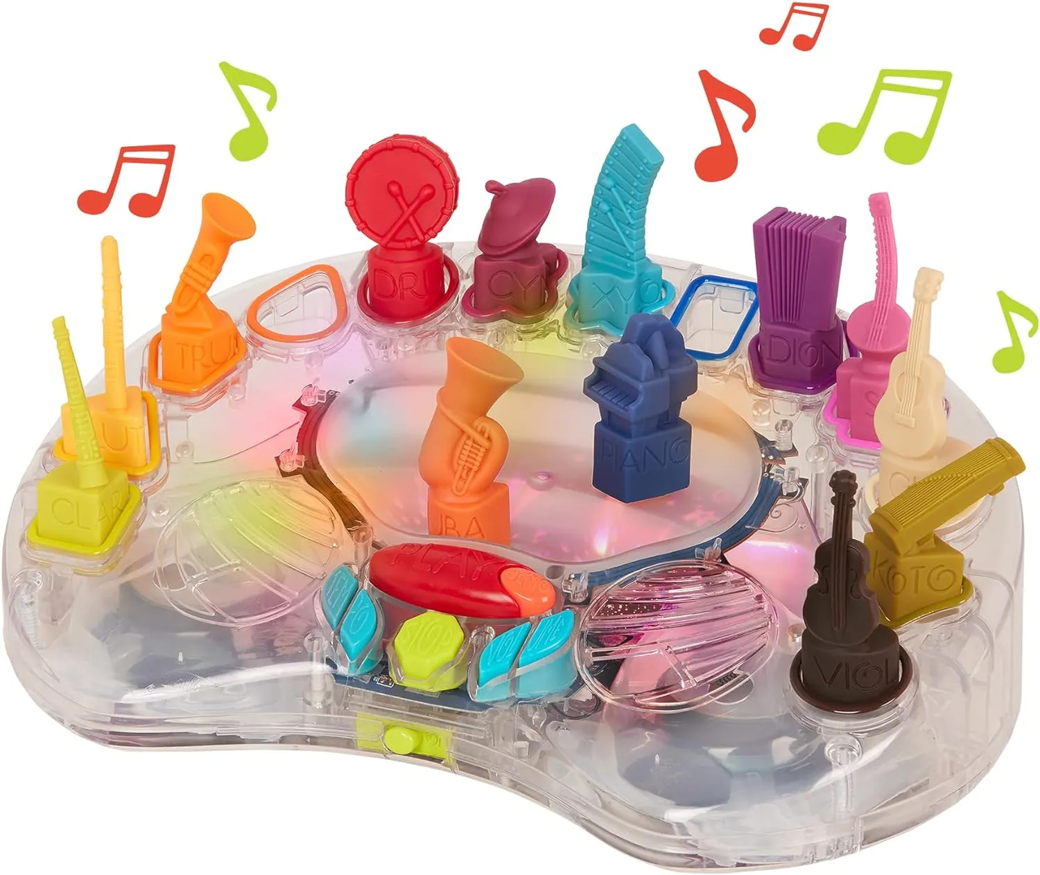 B. toys - B. Symphony Musical Toy Orchestra for Kids 3  Years– 13 Musical Instruments for Classical Music for Babies and Toddlers – Interactive Kids Music Toys with Lights and 15 Songs
