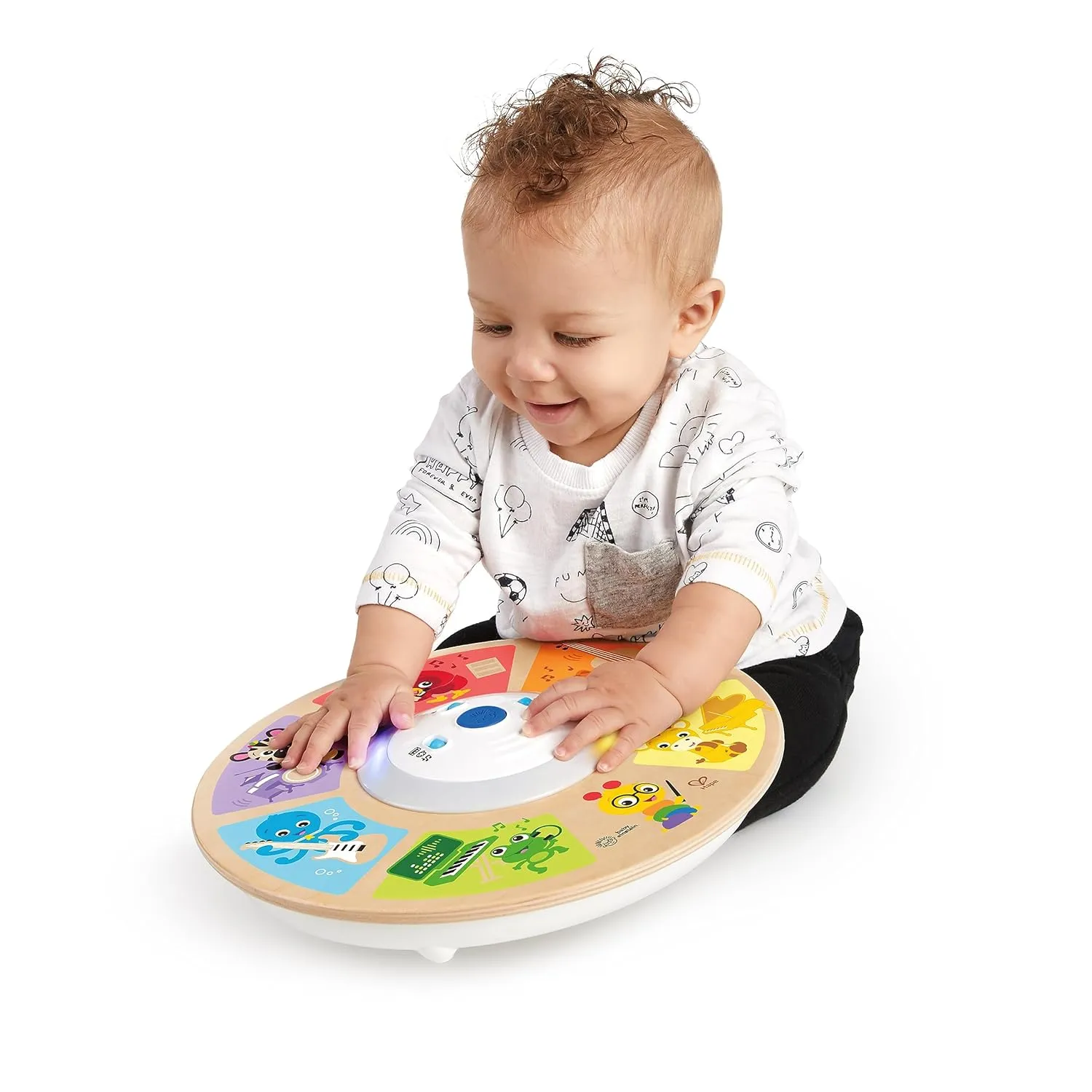 Baby Einstein Cal's Smart Sounds Symphony Magic Touch Wooden Electronic Activity Toy, Ages 6 Months  