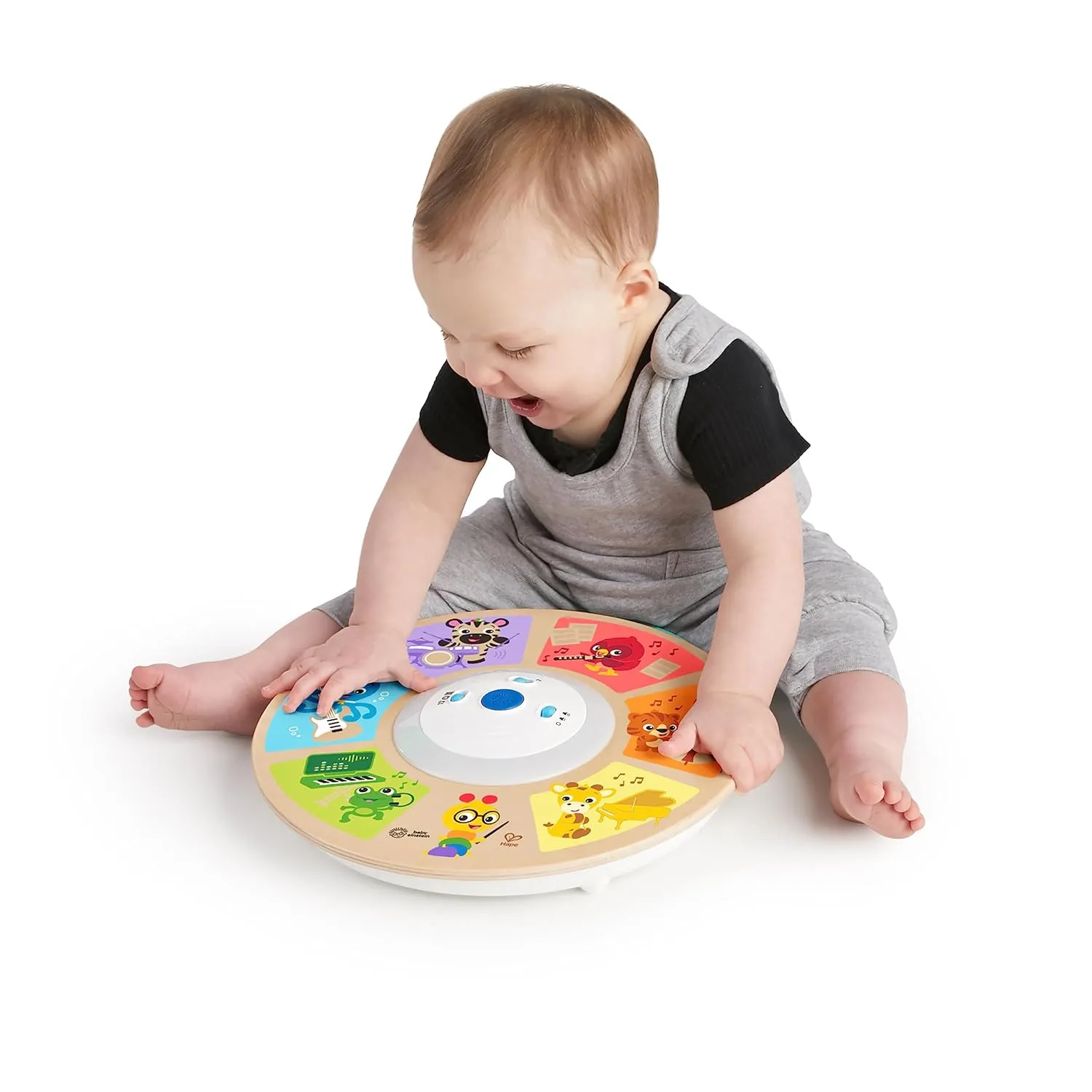 Baby Einstein Cal's Smart Sounds Symphony Magic Touch Wooden Electronic Activity Toy, Ages 6 Months  