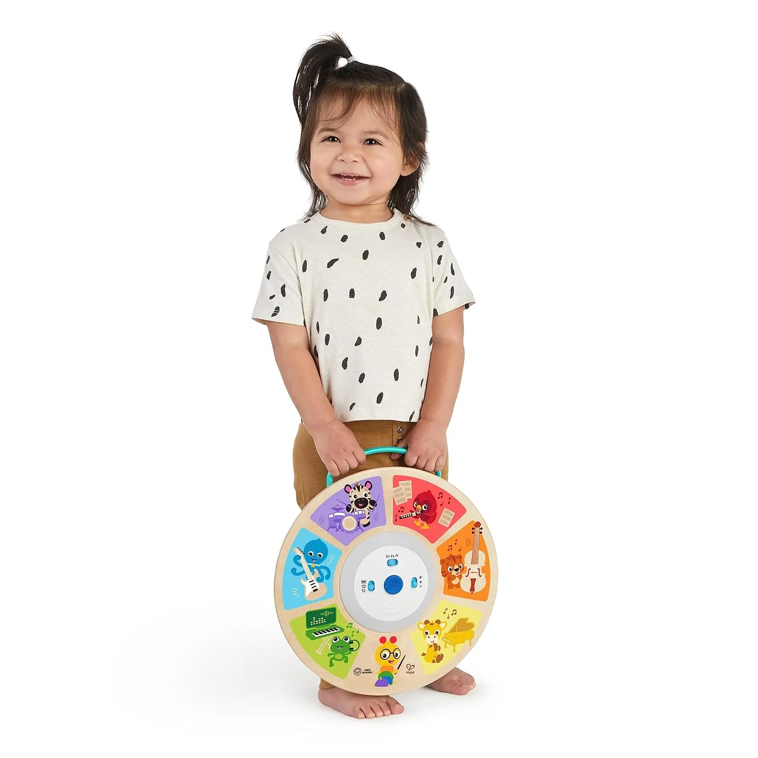 Baby Einstein Cal's Smart Sounds Symphony Magic Touch Wooden Electronic Activity Toy, Ages 6 Months  
