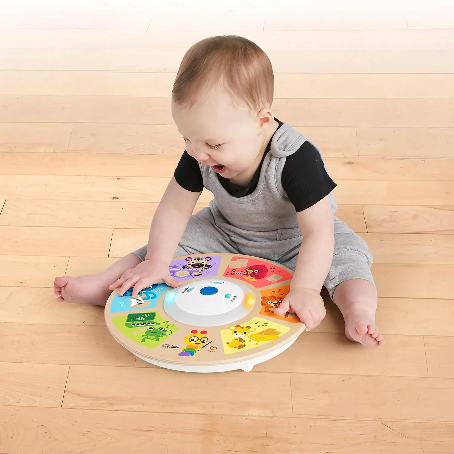 Baby Einstein Cal's Smart Sounds Symphony Magic Touch Wooden Electronic Activity Toy, Ages 6 Months  