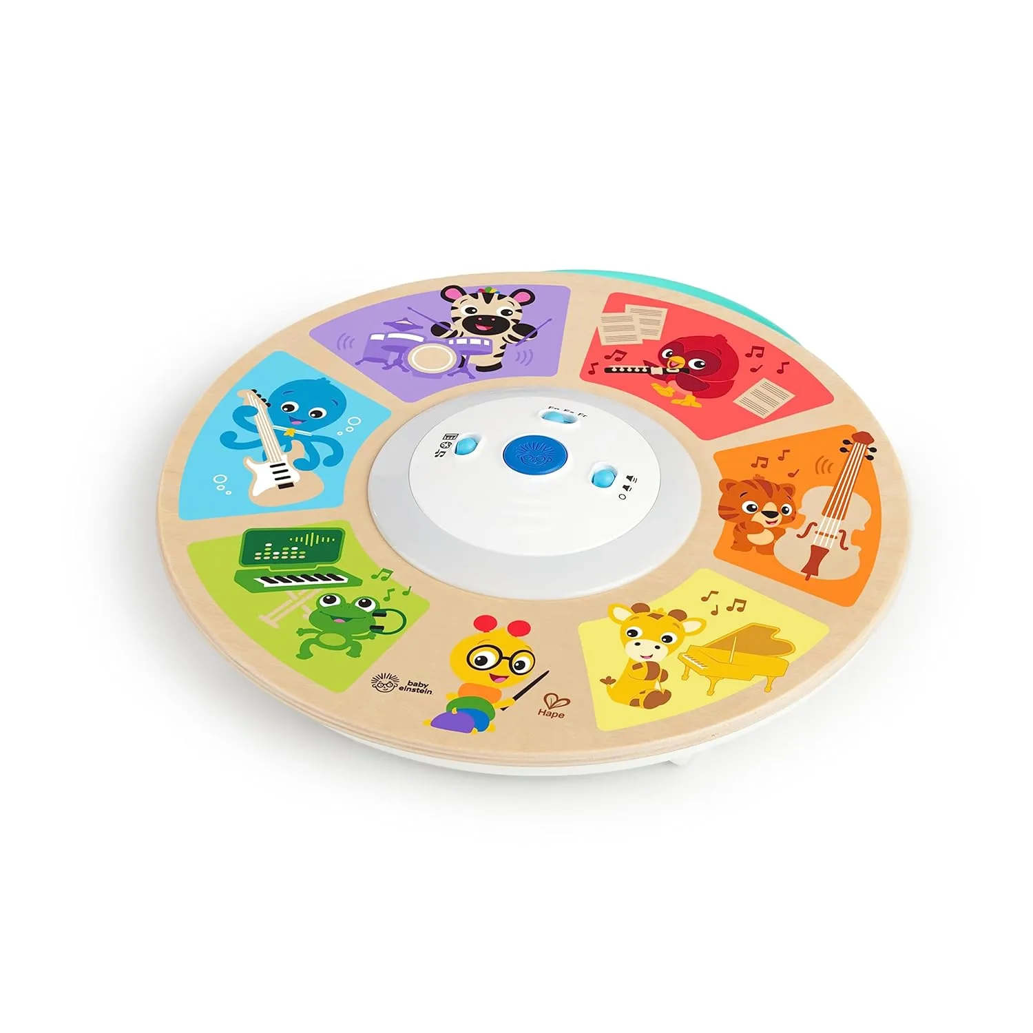Baby Einstein Cal's Smart Sounds Symphony Magic Touch Wooden Electronic Activity Toy, Ages 6 Months  