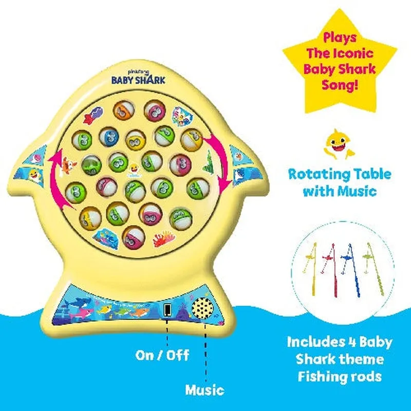 Baby Shark Sing & Go Fishing Game (2-5 Years)
