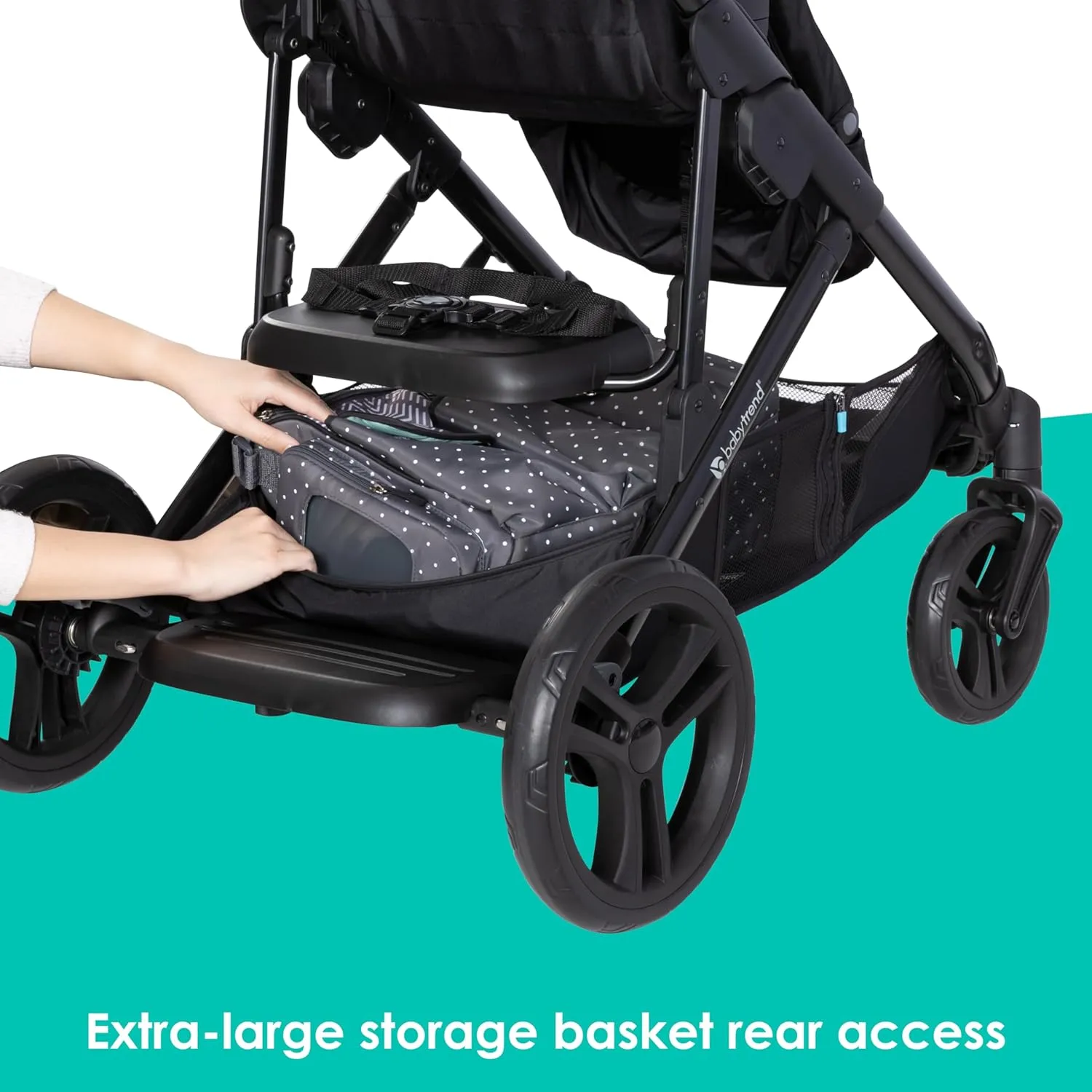 Baby Trend Morph Single to Double Modular Stroller, Dash Black