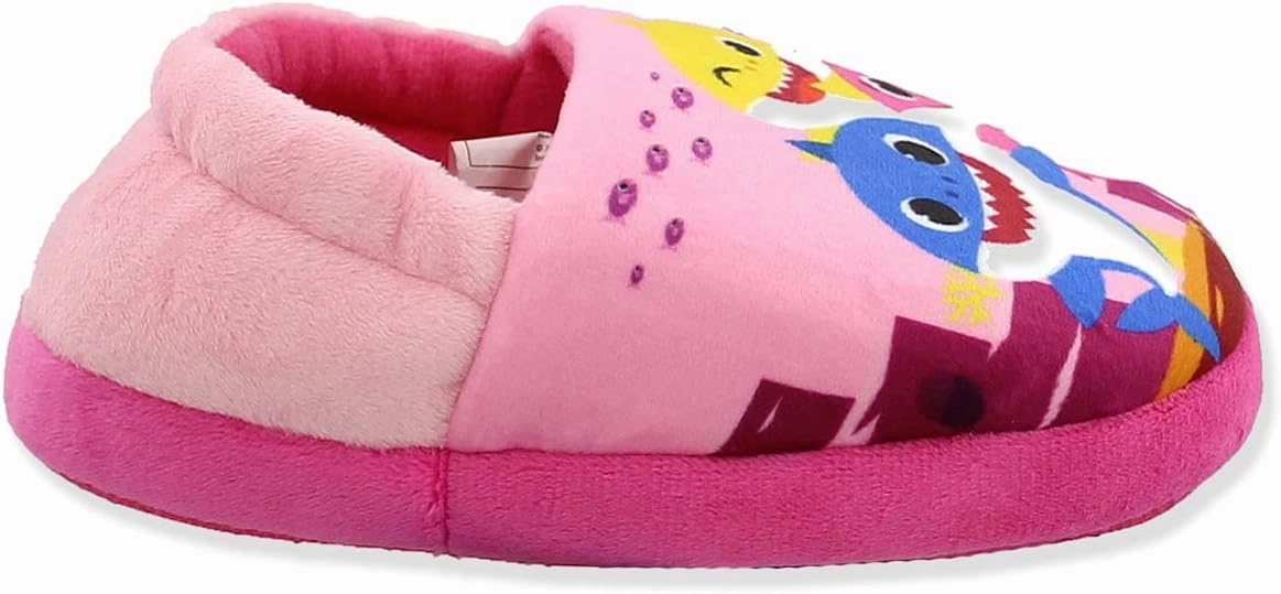 Baby Shark Toddler Kids Plush Aline Slippers