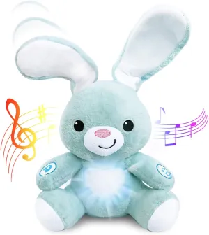 BabyBibi Bunny Stuffed Animal - Interactive Soft Plush Peekaboo Bunny, 16" Tall - Peek a Boo Toy for Ages 6 Months to 5 Year Old