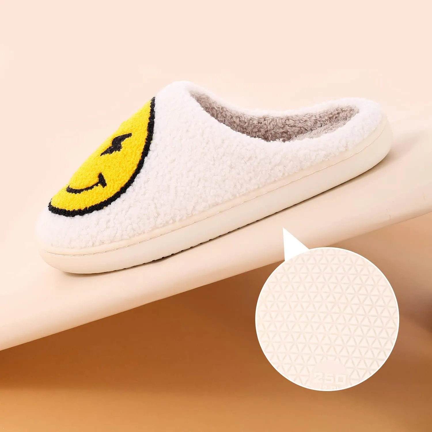 Bad Cute Bunny Slippers for Women Men Soft Fuzzy Slippers Warm Cozy Love Heart Slippers Plush Slip-On House Slippers