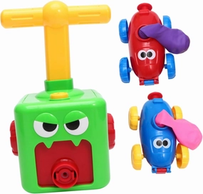 Balloon Car Creative Inertia Powered Vehicle for Boys and Safe Design Energy Saving Educational Present for Color