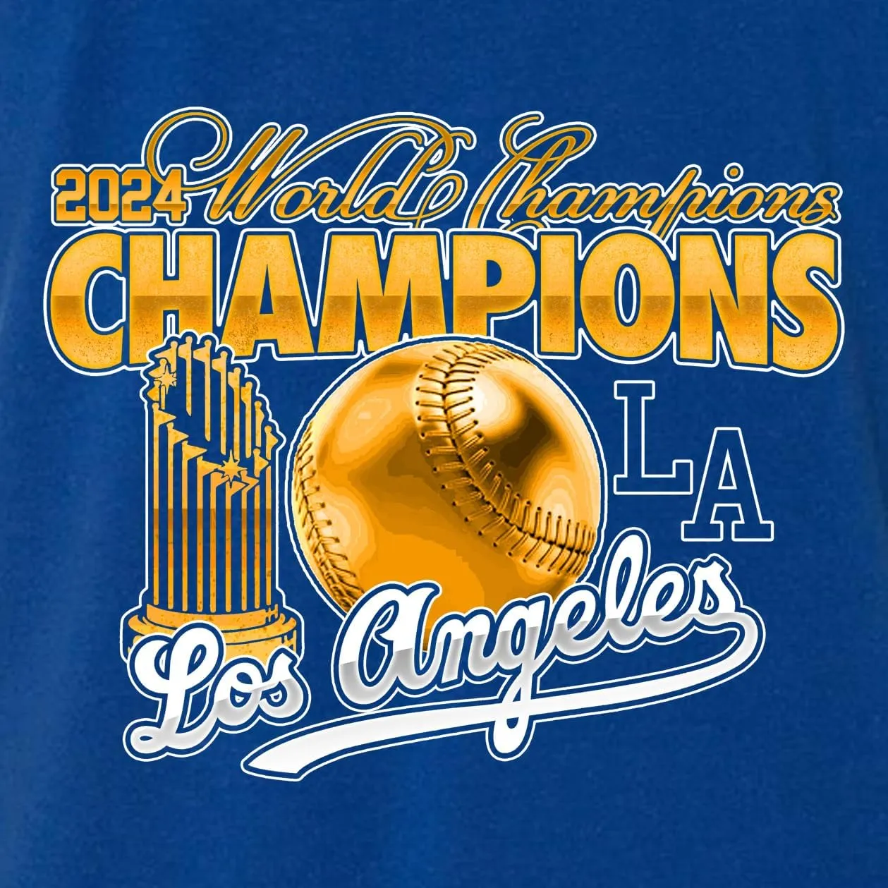 Baseball 2024 World Champions T-Shirt | Los Angeles LA New York NY Series Finals Merch | Premium Tee Shirt for Men & Women