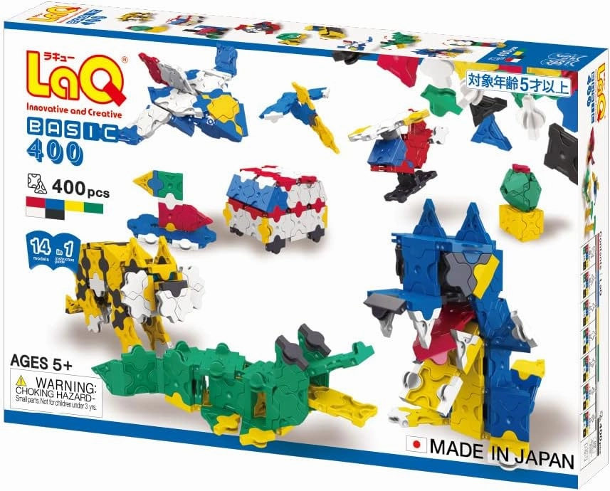Basic 400 First Set| 400 Pieces | Age 5  | Creative, Educational Construction Toy Block | Made in Japan