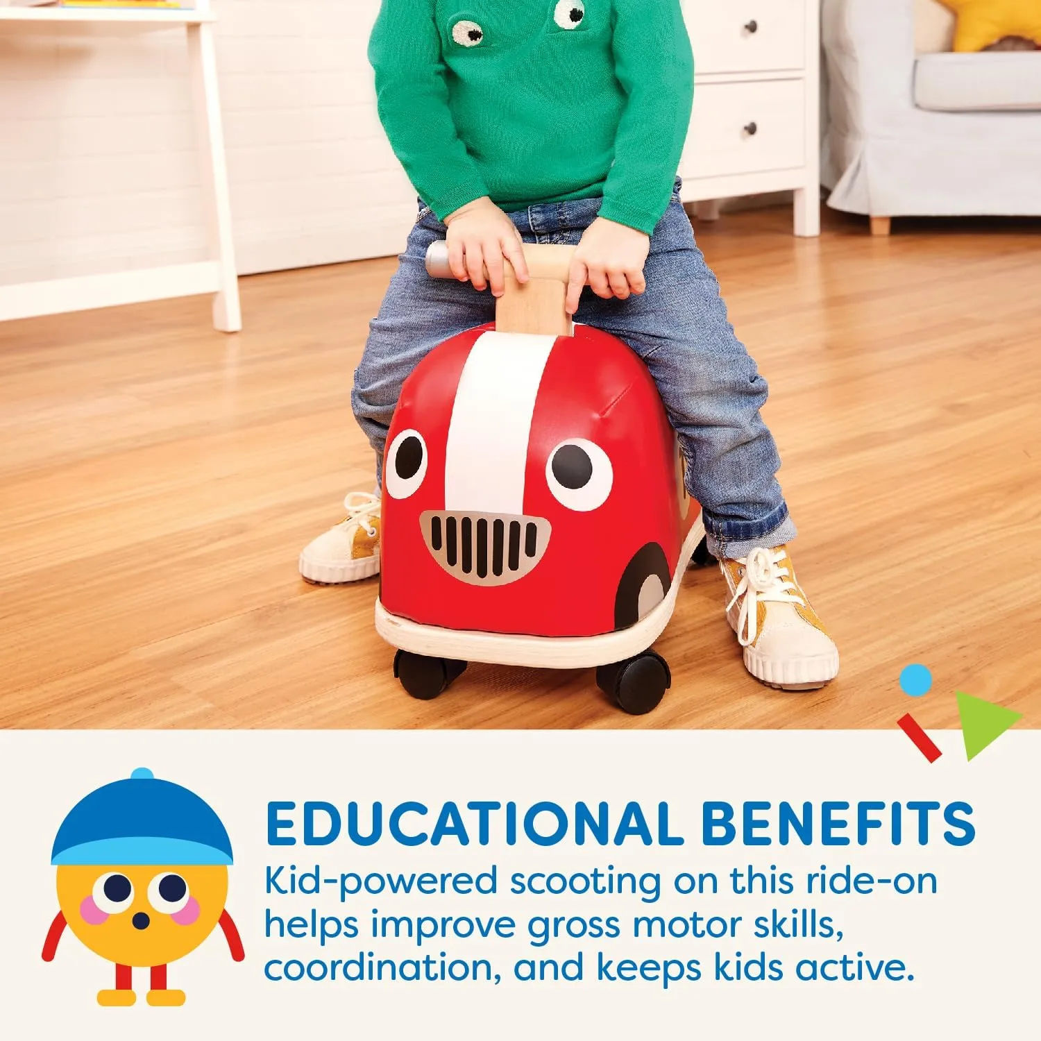 Battat - Rollin Ride On Race Car