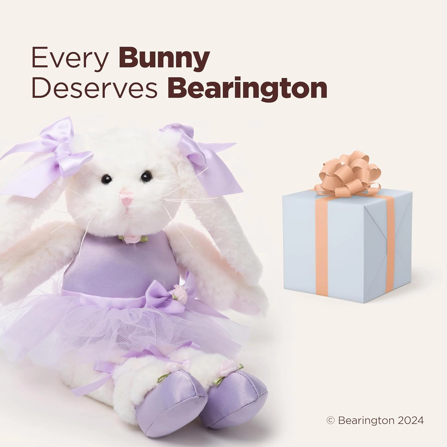 Bearington Collection Twirlina Ballerina Plush Stuffed Animal Bunny 12 - Bunny Stuffed Animal