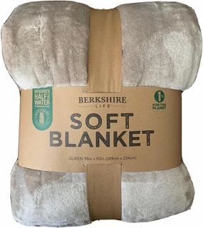 Berkshire Life Soft Queen Blanket - Tan