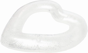 BESPORTBLE Heart-Shaped Swimming Inflatable Pool Float Toy Lightweight Portable for Design for Boys and Girls Adults