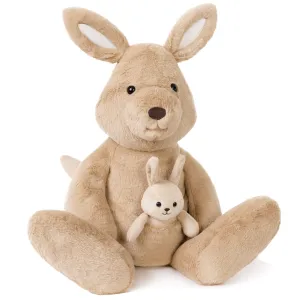 Big Kip Kangaroo Soft Toy (Vegan Angora)  20.5"/ 52cm
