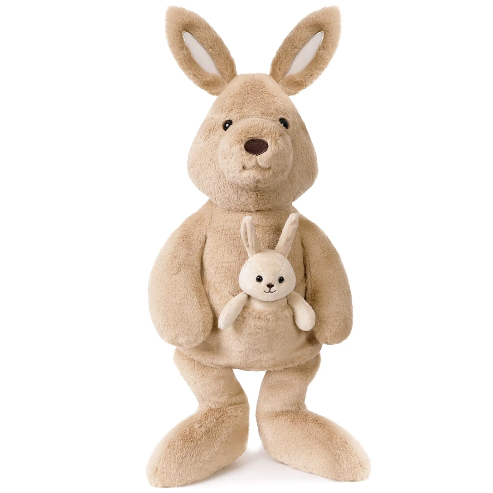 Big Kip Kangaroo Soft Toy (Vegan Angora)  20.5"/ 52cm
