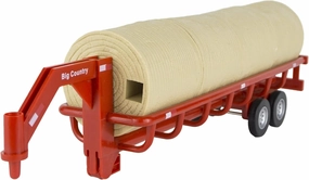 Big Country Toys Hay Trailer with Gooseneck Trailer Hitch, Fun Add-On for Farm Toys & Toy Trucks…