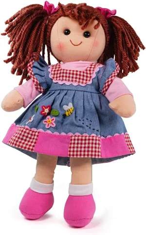 Bigjigs Toys Melody Doll - Medium Ragdoll Cuddly Toy