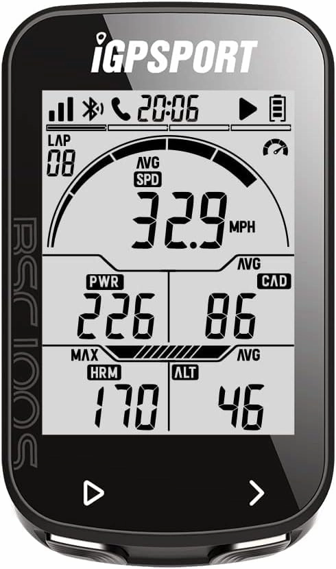 Bike Computer Wireless GPS, Bike Speedometer with 2.6 Inch Huge Screen Auto Backlight,ANT Cycling Computer