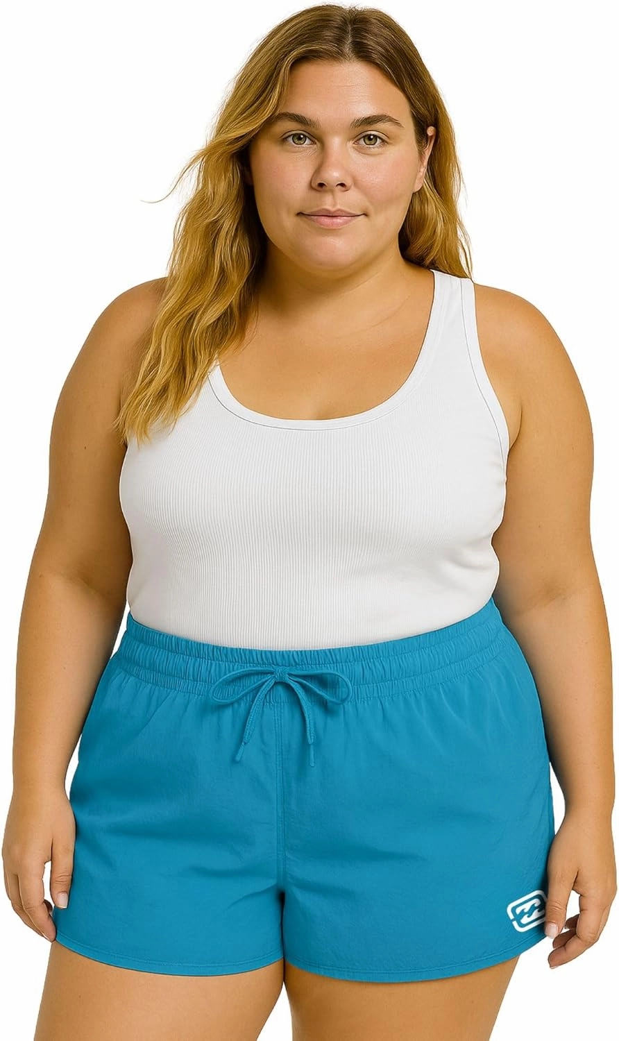 Billabong Plus Size Swim Shorts - (XL-4X) Quick Dry Beach Swim Board Shorts for Women