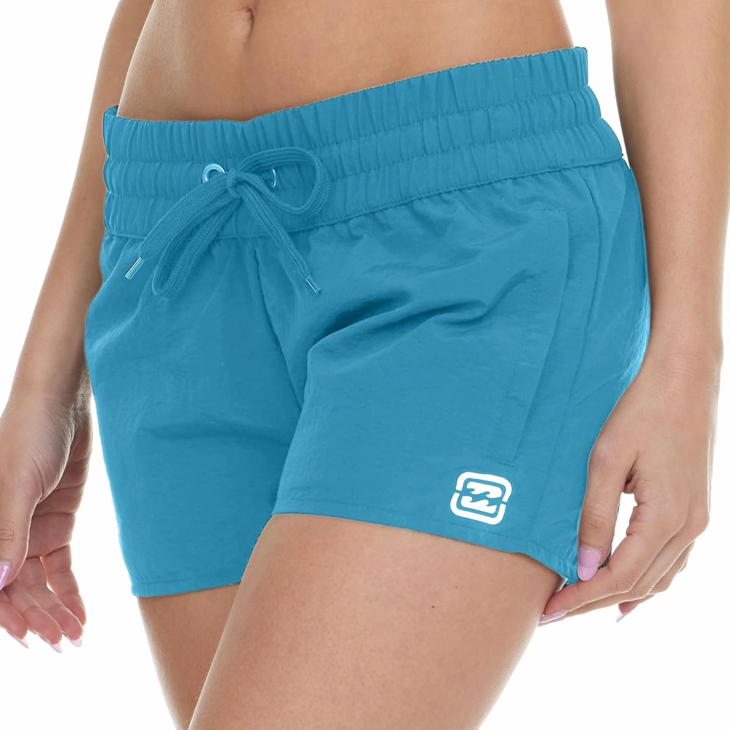Billabong Plus Size Swim Shorts - (XL-4X) Quick Dry Beach Swim Board Shorts for Women