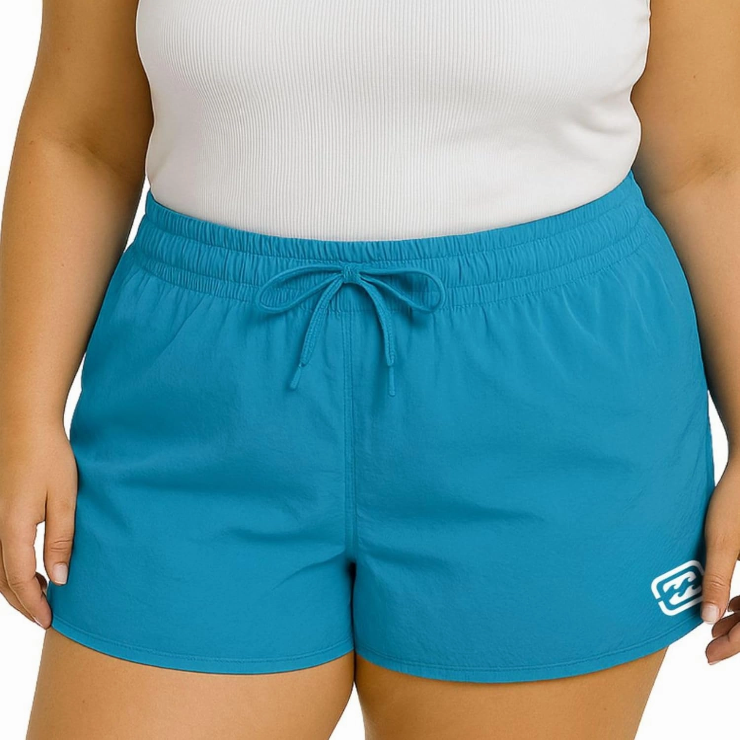 Billabong Plus Size Swim Shorts - (XL-4X) Quick Dry Beach Swim Board Shorts for Women