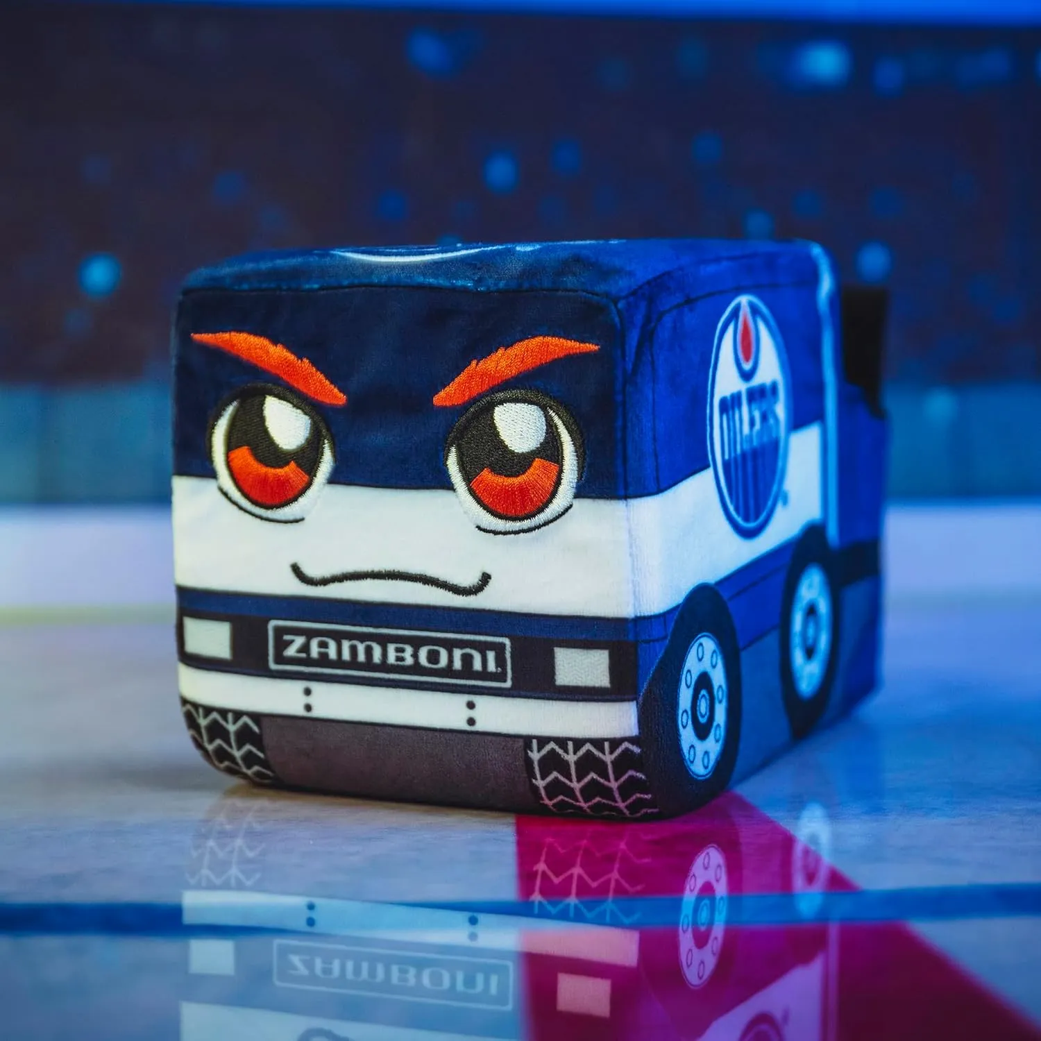 Bleacher Creatures Edmonton Oilers Zamboni 7" NHL Kuricha Plushie - Soft Inspired Plush