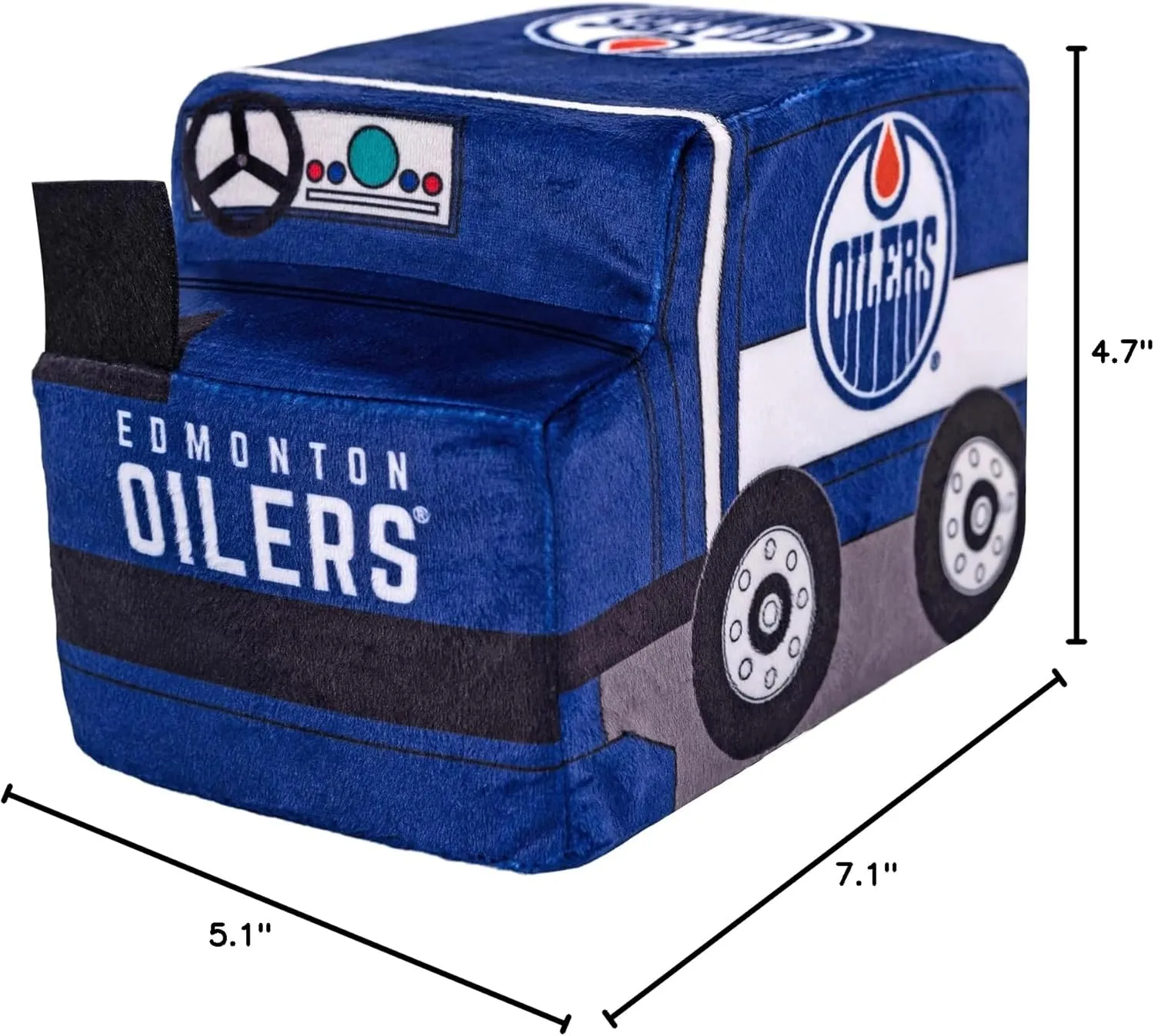 Bleacher Creatures Edmonton Oilers Zamboni 7" NHL Kuricha Plushie - Soft Inspired Plush