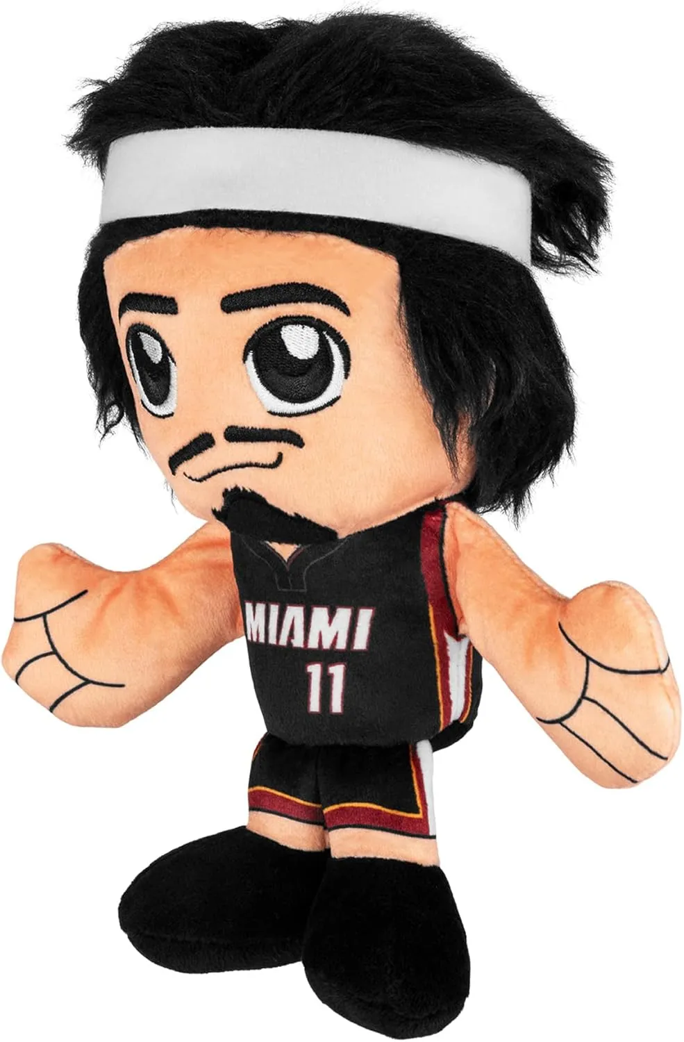 Bleacher Creatures Miami Heat Jaime Jaquez Jr. 8" NBA Kuricha Sitting Plush - Soft Chibi Inspired NBA Superstar