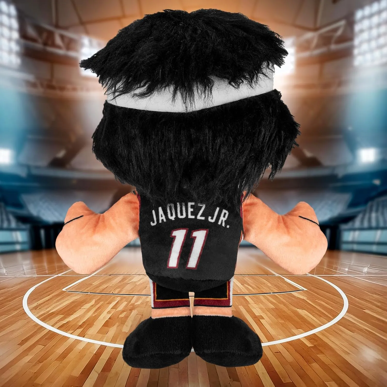 Bleacher Creatures Miami Heat Jaime Jaquez Jr. 8" NBA Kuricha Sitting Plush - Soft Chibi Inspired NBA Superstar