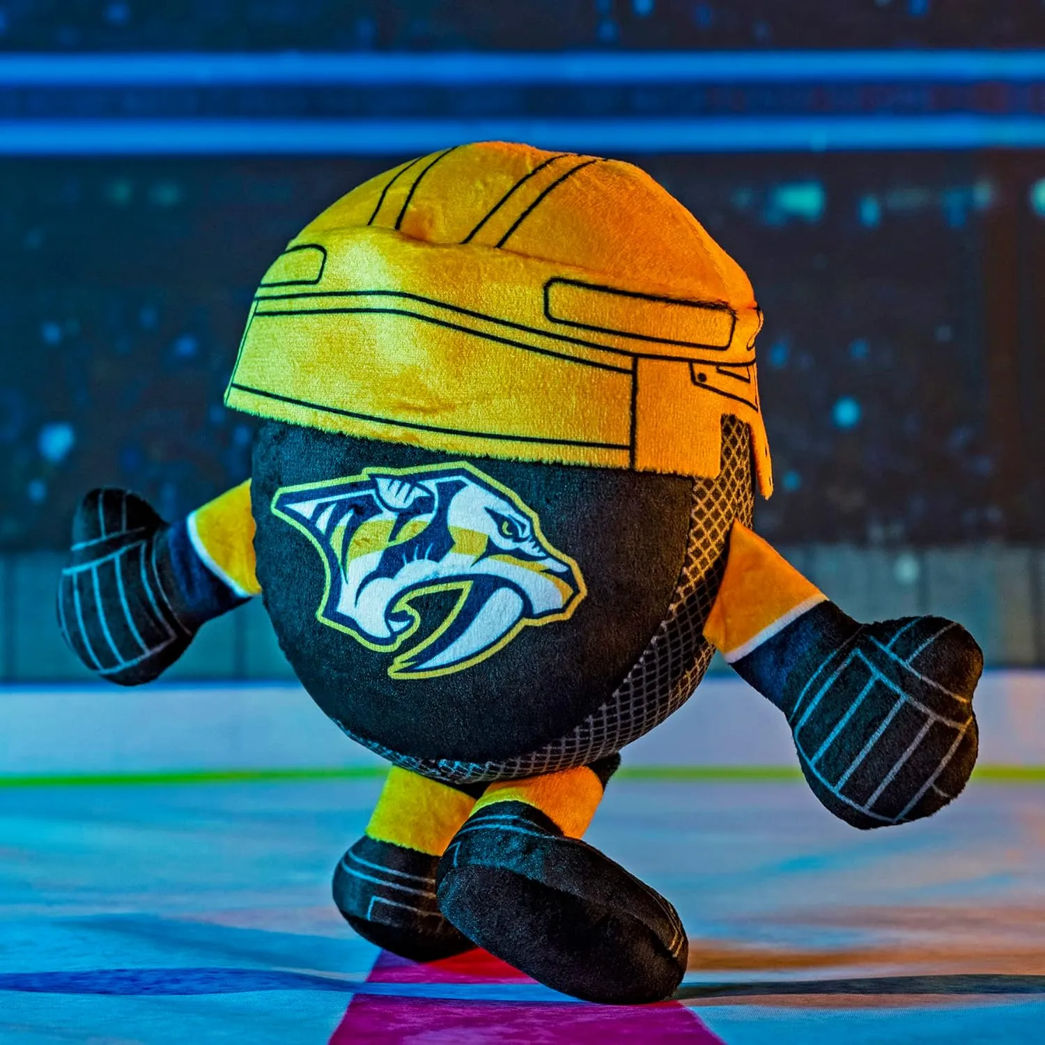 Bleacher Creatures Nashville Predators 8" Kuricha Hockey Puck Sitting Plushies- Soft Chibi Inspired Plush