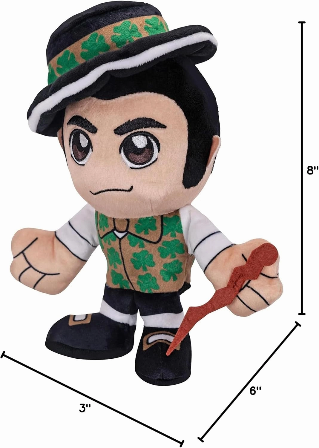 Bleacher Creatures Boston Celtics Lucky The Leprechaun 8" NBA Mascot Kuricha Sitting Plush - Soft Chibi Inspired Mascot