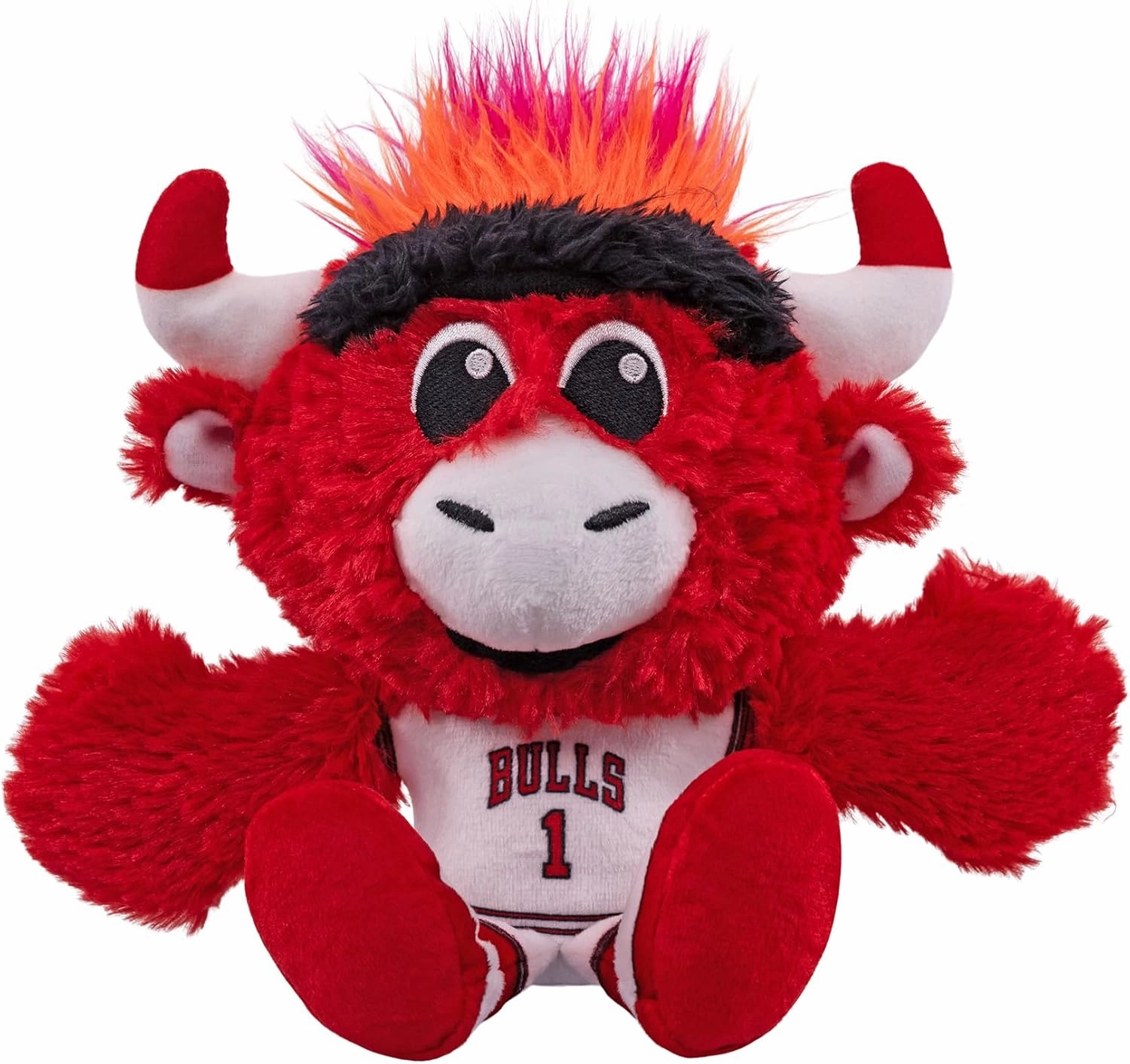 Bleacher Creatures Chicago Bulls Benny Mascot 8" Kuricha Sitting Plushees- Soft Chibi Inspired Mascot