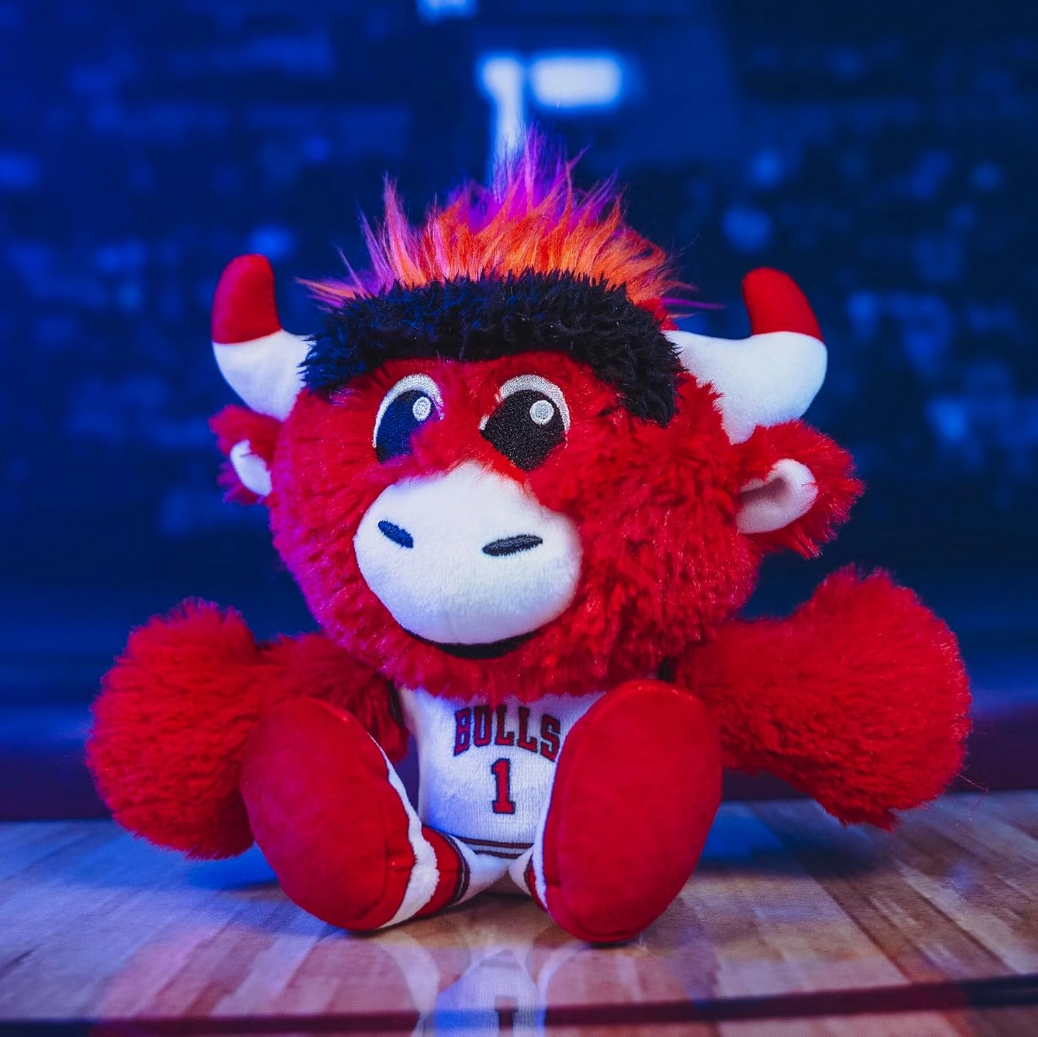 Bleacher Creatures Chicago Bulls Benny Mascot 8" Kuricha Sitting Plushees- Soft Chibi Inspired Mascot