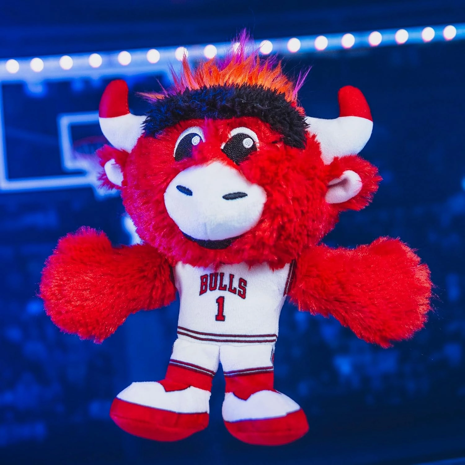 Bleacher Creatures Chicago Bulls Benny Mascot 8" Kuricha Sitting Plushees- Soft Chibi Inspired Mascot